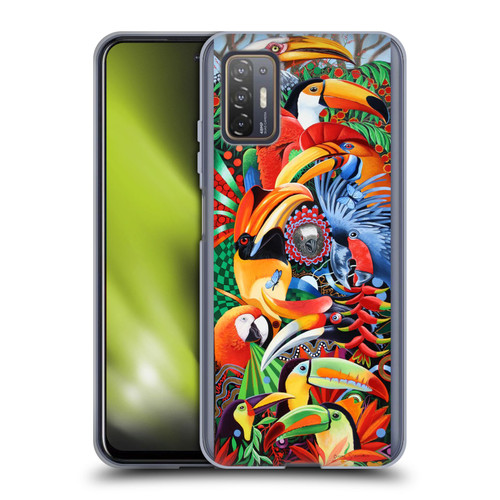 Graeme Stevenson Assorted Designs Birds 2 Soft Gel Case for HTC Desire 21 Pro 5G