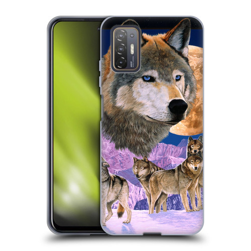 Graeme Stevenson Assorted Designs Wolves Soft Gel Case for HTC Desire 21 Pro 5G