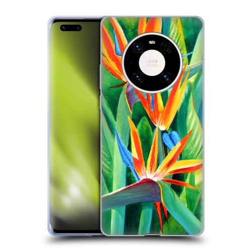 Graeme Stevenson Assorted Designs Birds Of Paradise Soft Gel Case for Huawei Mate 40 Pro 5G