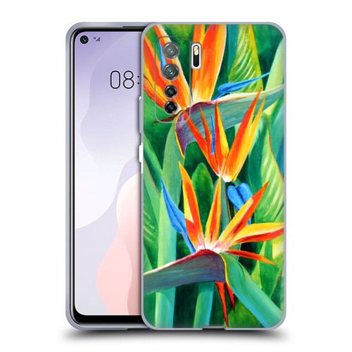 Graeme Stevenson Assorted Designs Birds Of Paradise Soft Gel Case for Huawei Nova 7 SE/P40 Lite 5G