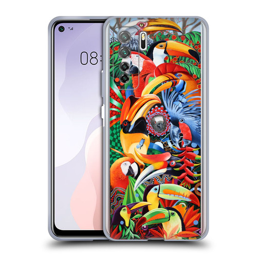 Graeme Stevenson Assorted Designs Birds 2 Soft Gel Case for Huawei Nova 7 SE/P40 Lite 5G
