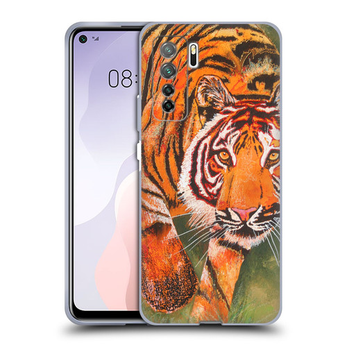 Graeme Stevenson Assorted Designs Tiger 1 Soft Gel Case for Huawei Nova 7 SE/P40 Lite 5G
