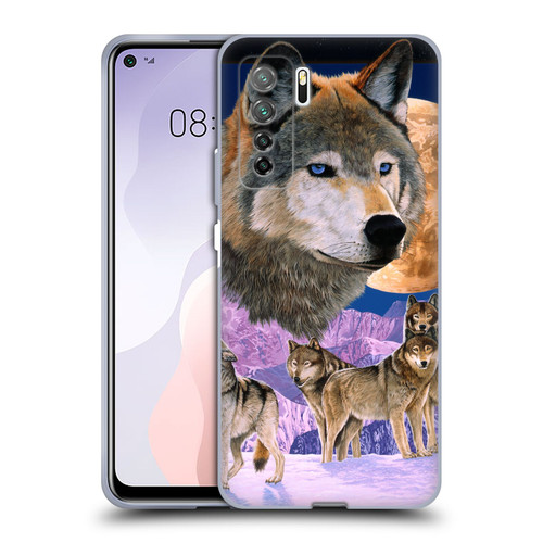 Graeme Stevenson Assorted Designs Wolves Soft Gel Case for Huawei Nova 7 SE/P40 Lite 5G