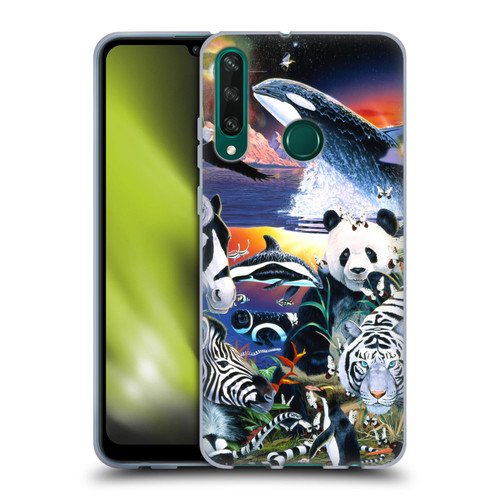 Graeme Stevenson Assorted Designs Animals Soft Gel Case for Huawei Y6p