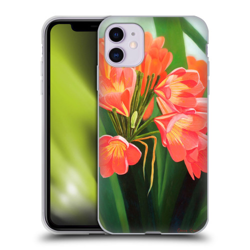 Graeme Stevenson Assorted Designs Flowers 2 Soft Gel Case for Apple iPhone 11