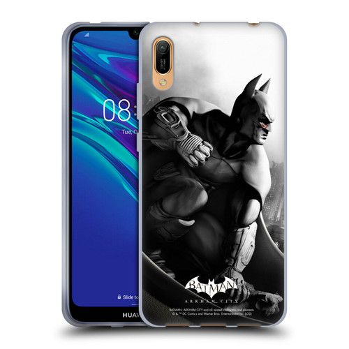 Batman Arkham City Key Art Poster Soft Gel Case for Huawei Y6 Pro (2019)