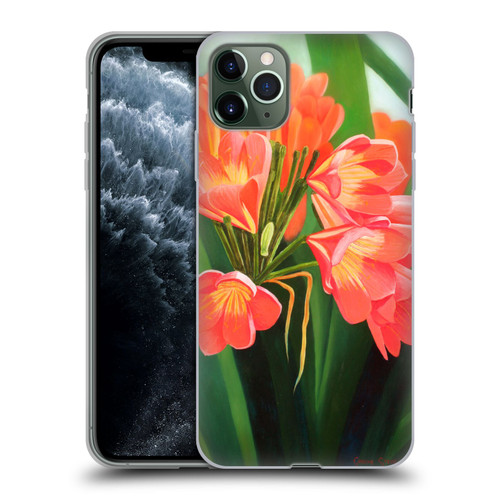 Graeme Stevenson Assorted Designs Flowers 2 Soft Gel Case for Apple iPhone 11 Pro Max