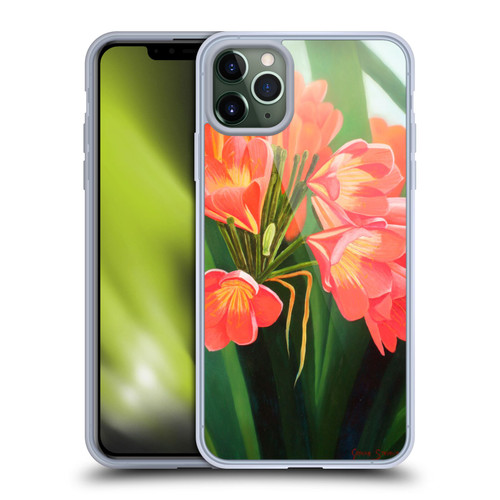 Graeme Stevenson Assorted Designs Flowers 2 Soft Gel Case for Apple iPhone 11 Pro Max
