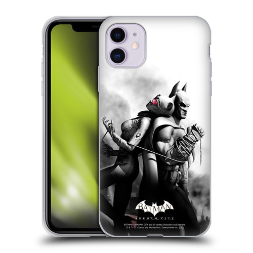 Batman Arkham City Key Art Catwoman Soft Gel Case for Apple iPhone 11