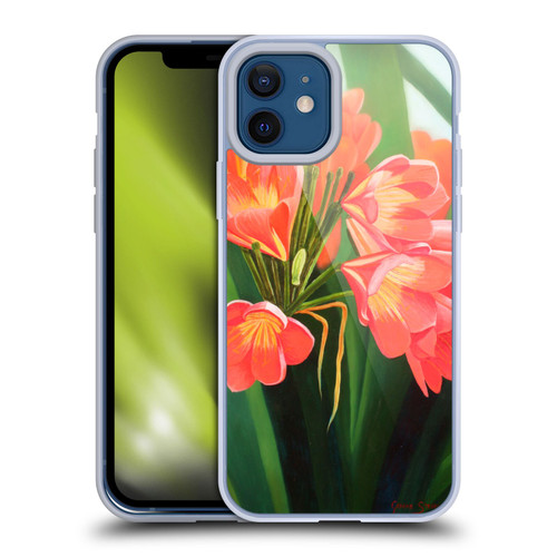 Graeme Stevenson Assorted Designs Flowers 2 Soft Gel Case for Apple iPhone 12 / iPhone 12 Pro