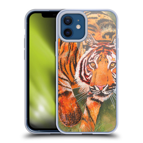 Graeme Stevenson Assorted Designs Tiger 1 Soft Gel Case for Apple iPhone 12 / iPhone 12 Pro