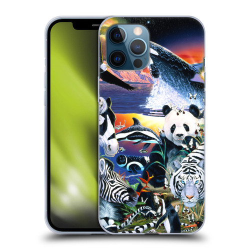 Graeme Stevenson Assorted Designs Animals Soft Gel Case for Apple iPhone 12 Pro Max