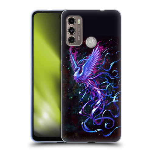 Christos Karapanos Mythical Phoenix Soft Gel Case for Motorola Moto G60 / Moto G40 Fusion