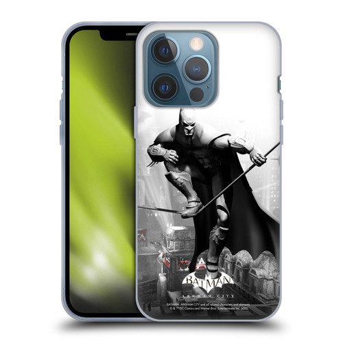Batman Arkham City Key Art Comic Book Cover Soft Gel Case for Apple iPhone 13 Pro