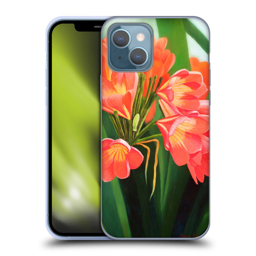 Graeme Stevenson Assorted Designs Flowers 2 Soft Gel Case for Apple iPhone 13