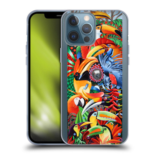 Graeme Stevenson Assorted Designs Birds 2 Soft Gel Case for Apple iPhone 13 Pro Max