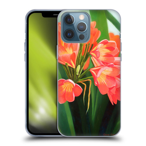 Graeme Stevenson Assorted Designs Flowers 2 Soft Gel Case for Apple iPhone 13 Pro Max