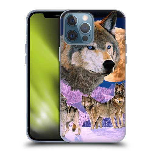 Graeme Stevenson Assorted Designs Wolves Soft Gel Case for Apple iPhone 13 Pro Max