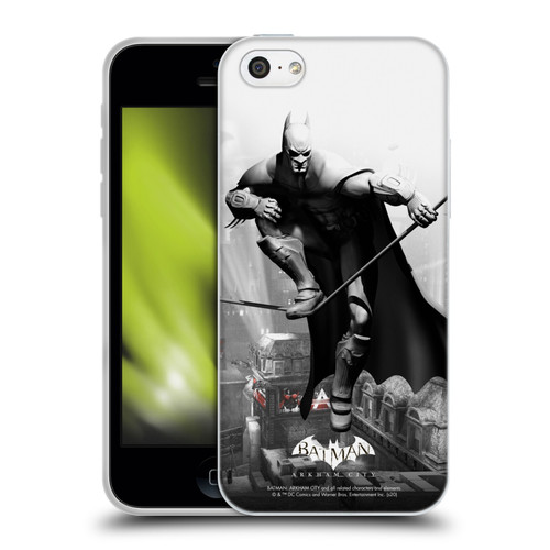 Batman Arkham City Key Art Comic Book Cover Soft Gel Case for Apple iPhone 5c