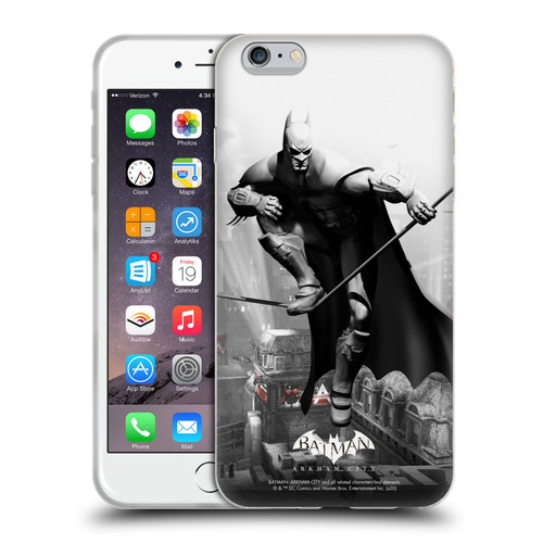 Batman Arkham City Key Art Comic Book Cover Soft Gel Case for Apple iPhone 6 Plus / iPhone 6s Plus