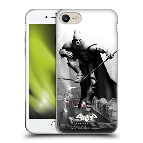 Batman Arkham City Key Art Comic Book Cover Soft Gel Case for Apple iPhone 7 / 8 / SE 2020 & 2022 & MagSafe