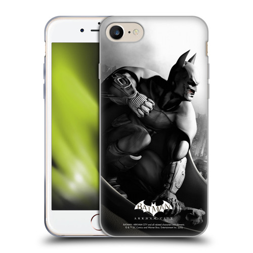 Batman Arkham City Key Art Poster Soft Gel Case for Apple iPhone 7 / 8 / SE 2020 & 2022 & MagSafe