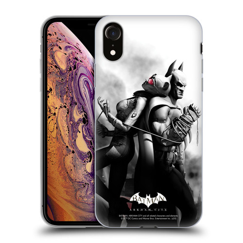 Batman Arkham City Key Art Catwoman Soft Gel Case for Apple iPhone XR