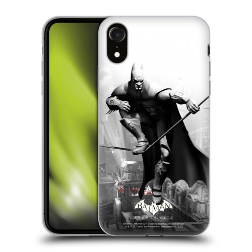 Batman Arkham City Key Art Comic Book Cover Soft Gel Case for Apple iPhone XR