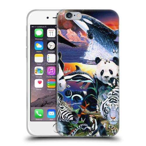 Graeme Stevenson Assorted Designs Animals Soft Gel Case for Apple iPhone 6 / iPhone 6s