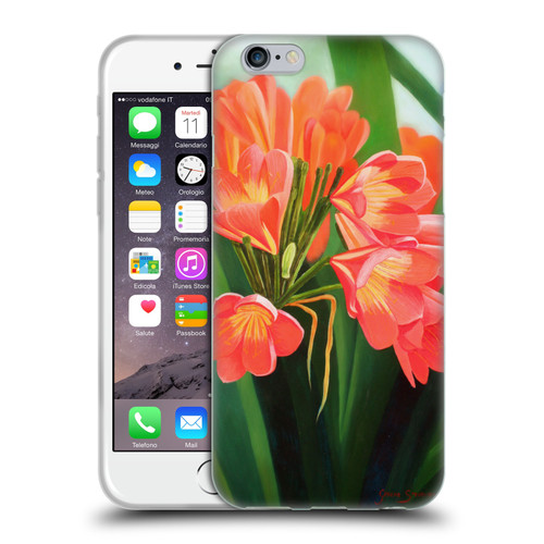 Graeme Stevenson Assorted Designs Flowers 2 Soft Gel Case for Apple iPhone 6 / iPhone 6s