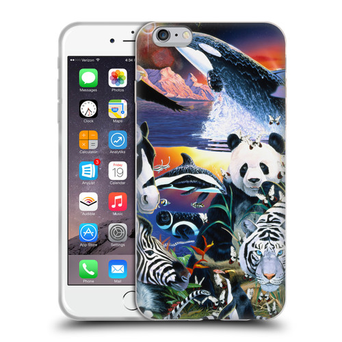 Graeme Stevenson Assorted Designs Animals Soft Gel Case for Apple iPhone 6 Plus / iPhone 6s Plus