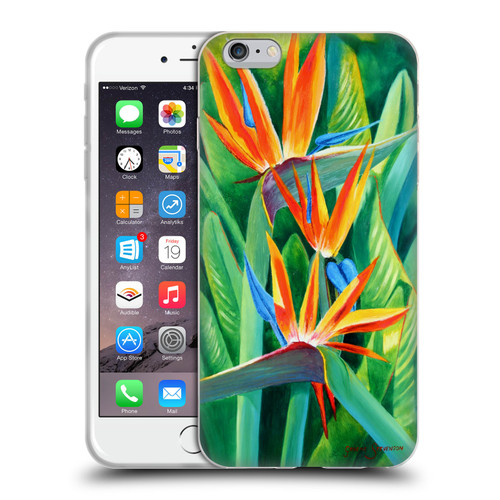 Graeme Stevenson Assorted Designs Birds Of Paradise Soft Gel Case for Apple iPhone 6 Plus / iPhone 6s Plus