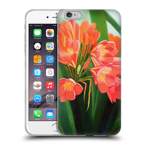 Graeme Stevenson Assorted Designs Flowers 2 Soft Gel Case for Apple iPhone 6 Plus / iPhone 6s Plus