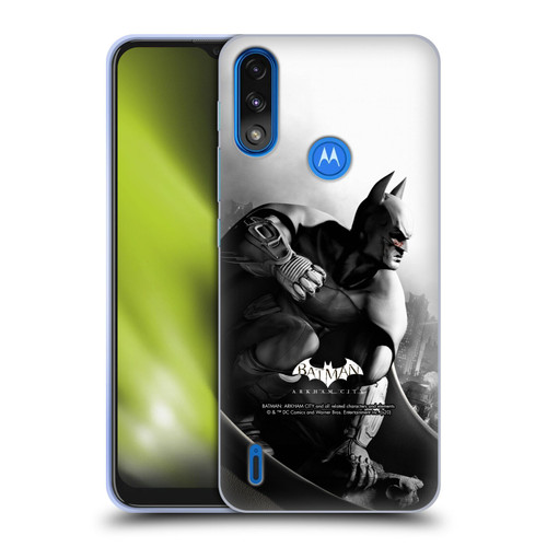 Batman Arkham City Key Art Poster Soft Gel Case for Motorola Moto E7 Power / Moto E7i Power