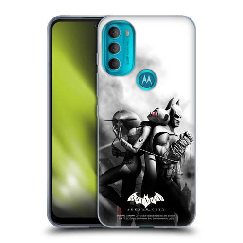 Batman Arkham City Key Art Catwoman Soft Gel Case for Motorola Moto G71 5G