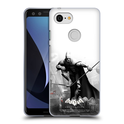 Batman Arkham City Key Art Comic Book Cover Soft Gel Case for Google Pixel 3