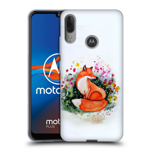 Sylvie Demers Nature Fox Beauty Soft Gel Case for Motorola Moto E6 Plus