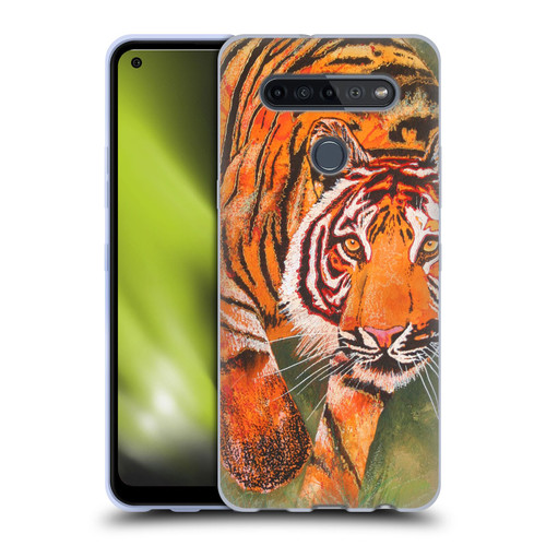 Graeme Stevenson Assorted Designs Tiger 1 Soft Gel Case for LG K51S