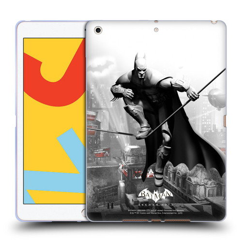 Batman Arkham City Key Art Comic Book Cover Soft Gel Case for Apple iPad 10.2 2019/2020/2021