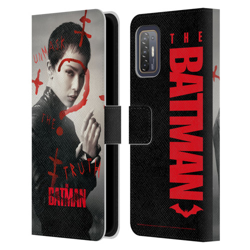 The Batman Posters Catwoman Unmask The Truth Leather Book Wallet Case Cover For HTC Desire 21 Pro 5G