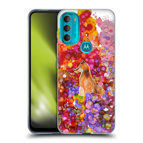 Sylvie Demers Nature Mother Fox Soft Gel Case for Motorola Moto G71 5G