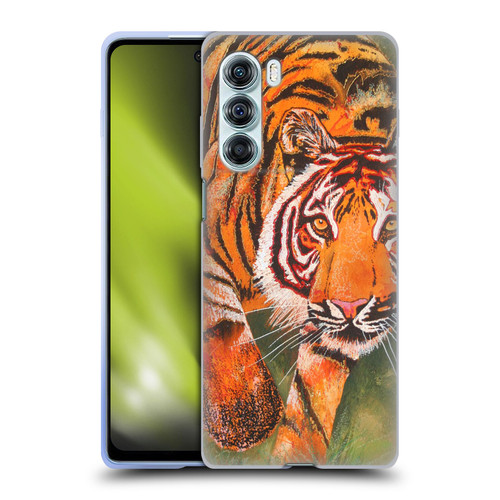 Graeme Stevenson Assorted Designs Tiger 1 Soft Gel Case for Motorola Edge S30 / Moto G200 5G