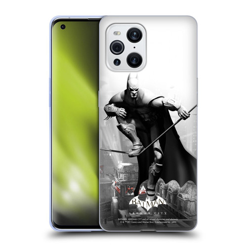 Batman Arkham City Key Art Comic Book Cover Soft Gel Case for OPPO Find X3 / Pro