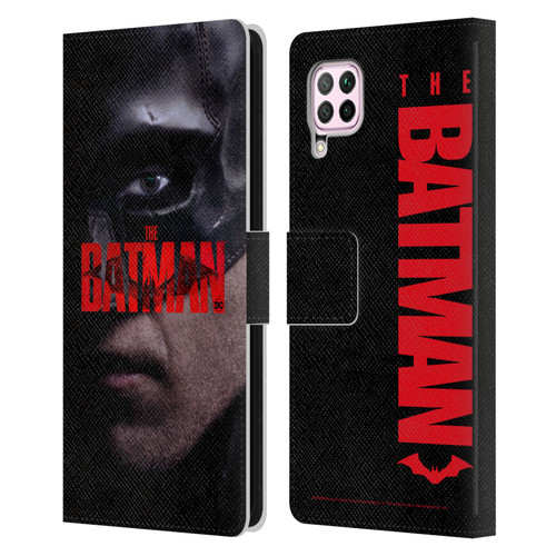 The Batman Posters Close Up Leather Book Wallet Case Cover For Huawei Nova 6 SE / P40 Lite