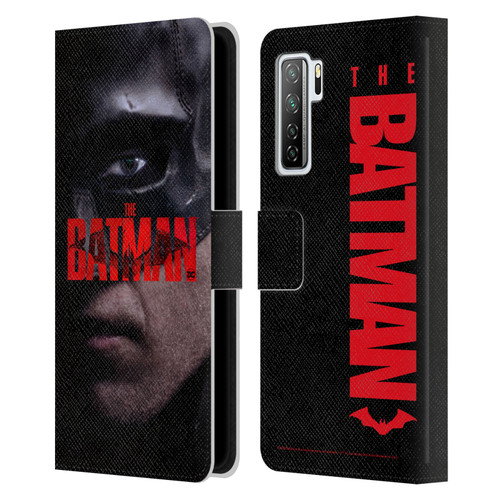 The Batman Posters Close Up Leather Book Wallet Case Cover For Huawei Nova 7 SE/P40 Lite 5G
