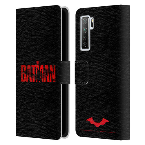 The Batman Posters Logo Leather Book Wallet Case Cover For Huawei Nova 7 SE/P40 Lite 5G