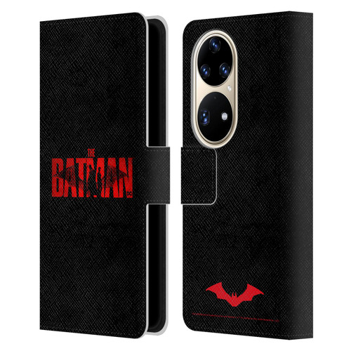 The Batman Posters Logo Leather Book Wallet Case Cover For Huawei P50 Pro