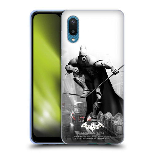 Batman Arkham City Key Art Comic Book Cover Soft Gel Case for Samsung Galaxy A02/M02 (2021)