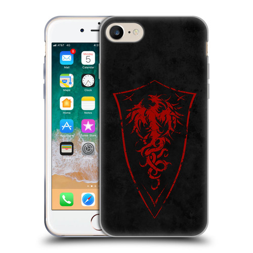 Christos Karapanos Shield Phoenix Soft Gel Case for Apple iPhone 7 / 8 / SE 2020 & 2022