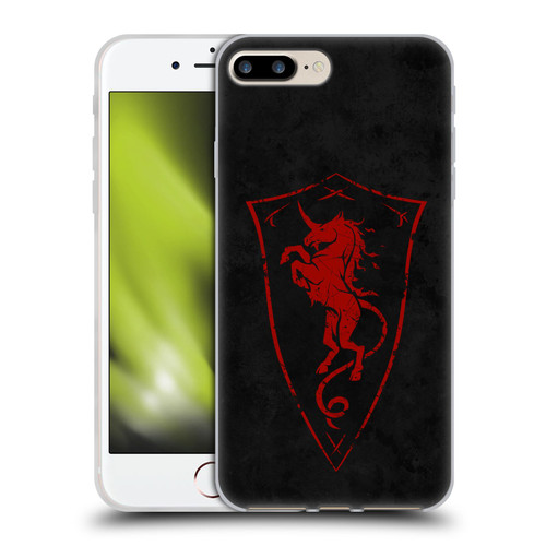 Christos Karapanos Shield Unicorn Soft Gel Case for Apple iPhone 7 Plus / iPhone 8 Plus